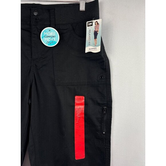 Women’s Lee Size 8 Black Capri Pants - Picture 4 of 6